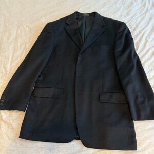 Mens Saks Fifth Avenue Arnold Brant Luxury Cashmere/Camel Sport Coat Jacket 44